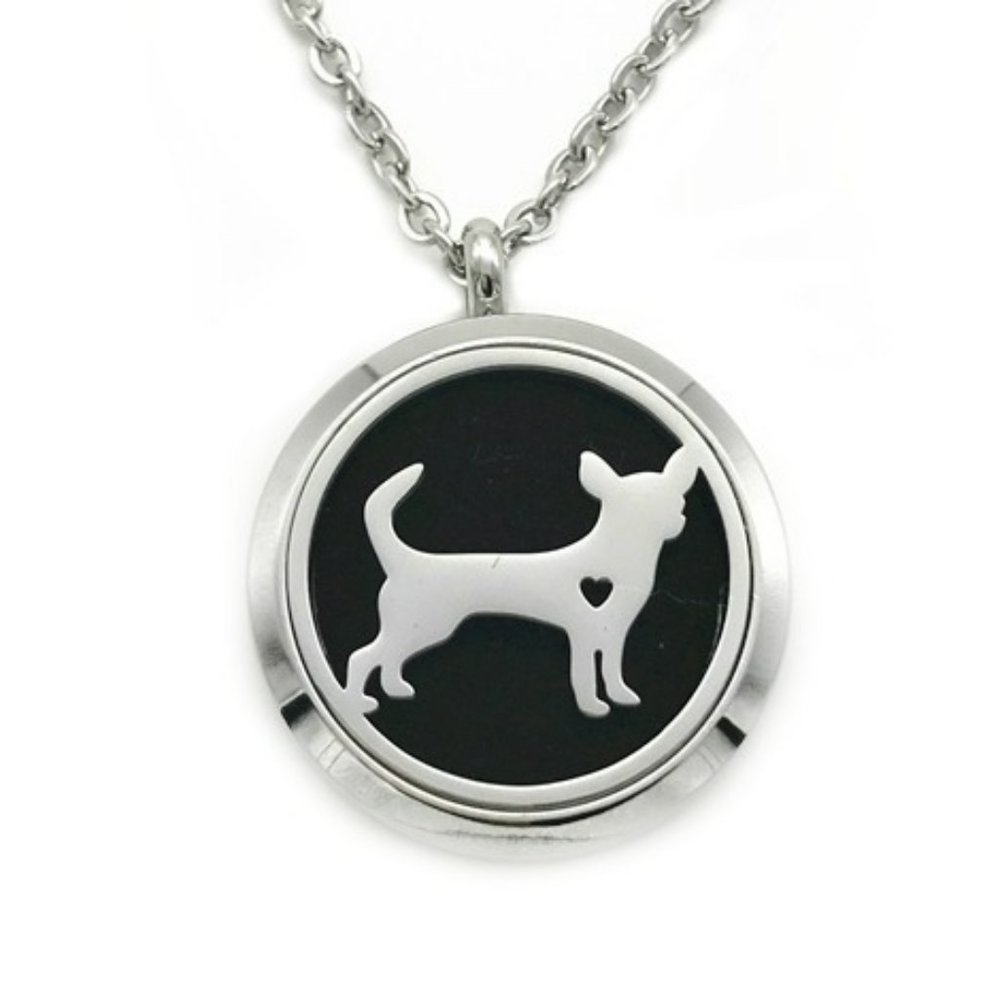 New Dog Pedant Essential Oil Aromatherapy Necklace Puppy